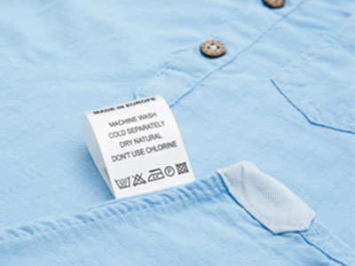 CARE LABELS FOR CLOTHING